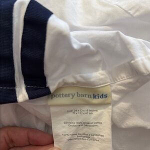 Pottery Barn Kids crib skirt